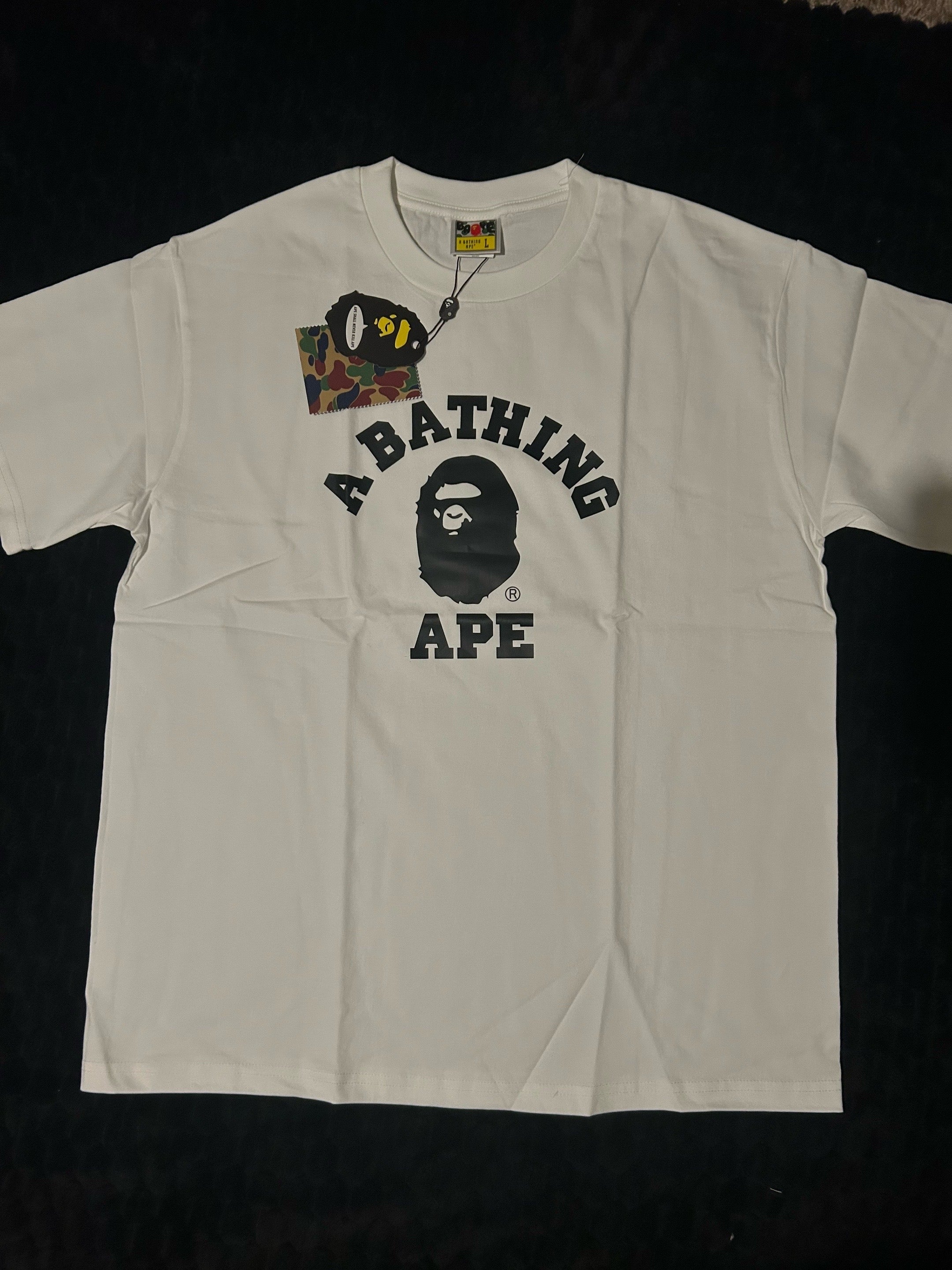White Bape Tee