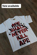 White Bape Tee